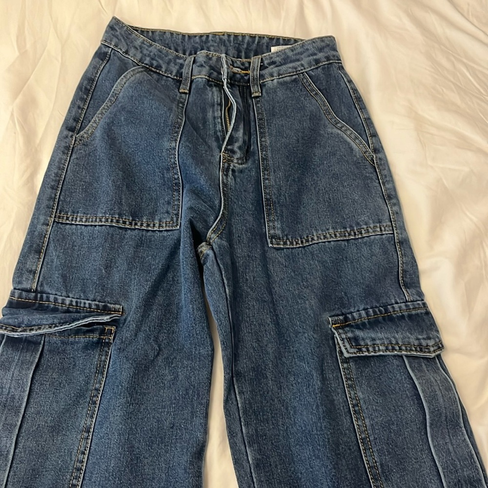 SHEIN Cargo Jeans